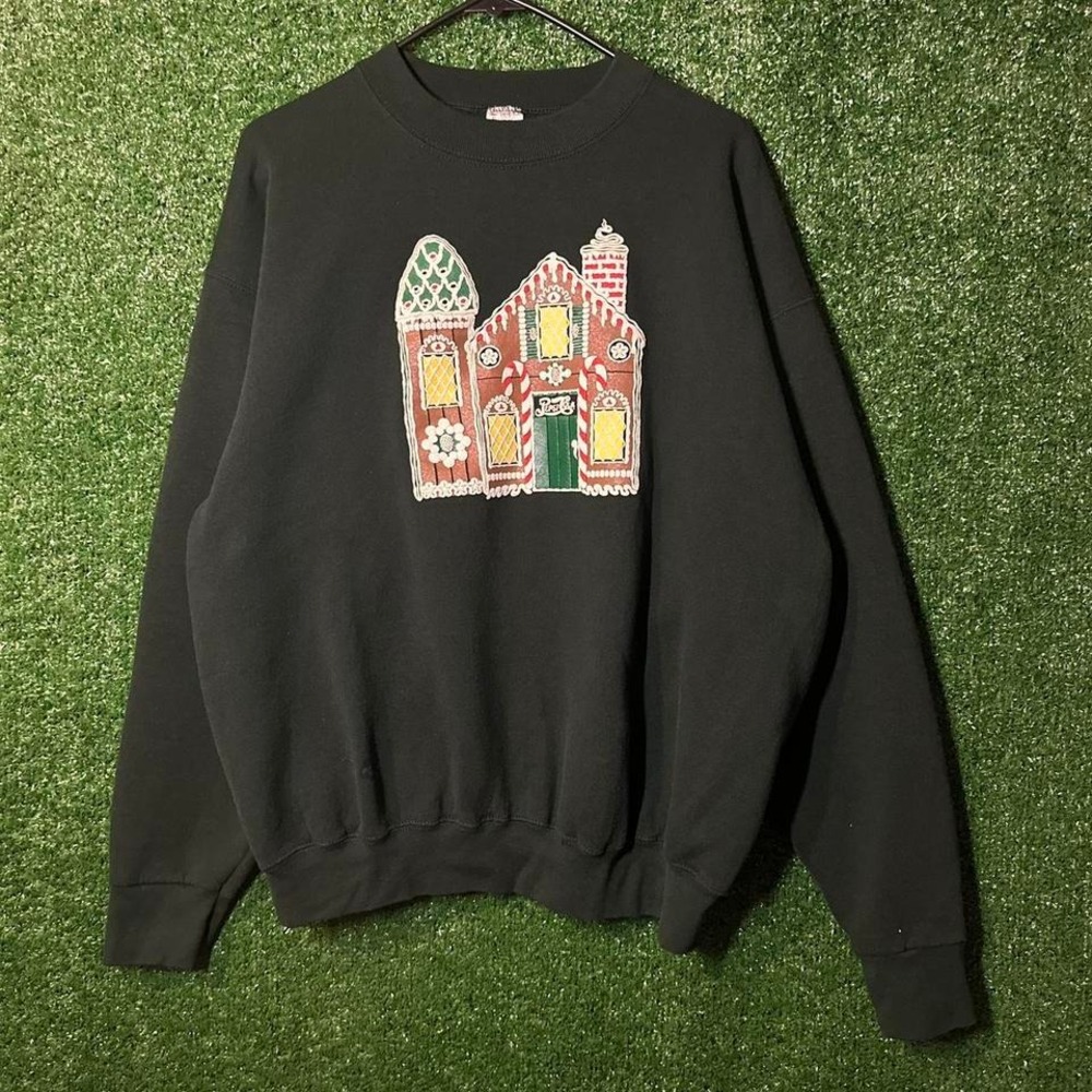 Vintage 90s Pepsi Cola Gingerbread House Sweatshirt‎ Crewneck
